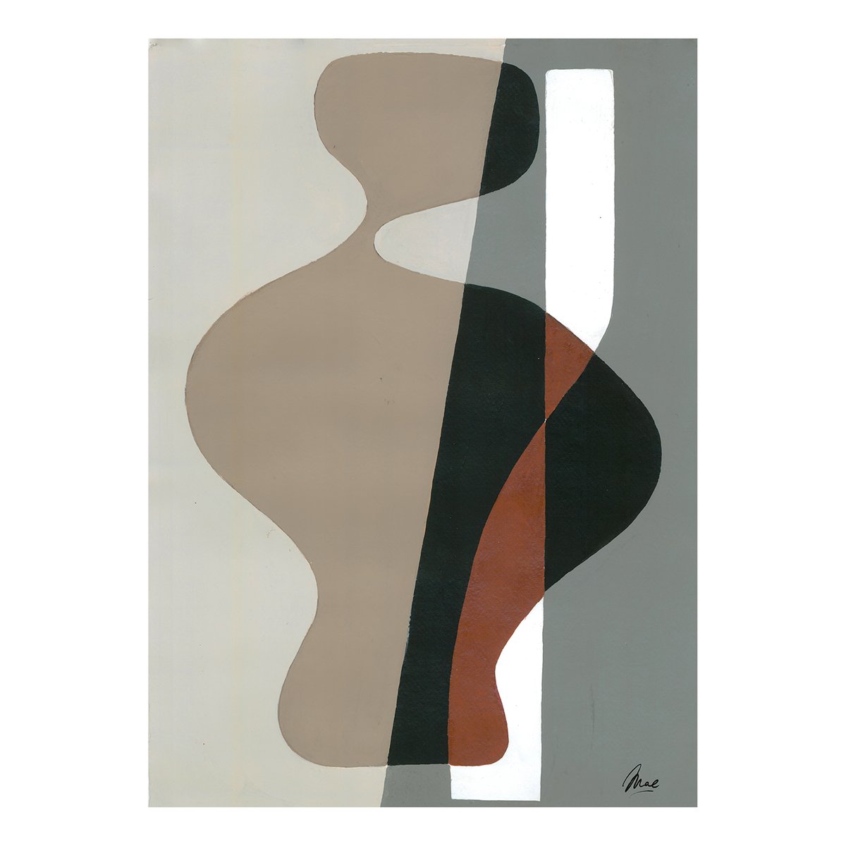 Paper Collective La Femme 03 Poster 30 x 40cm | Skandinavisches Design | Poster | Beige