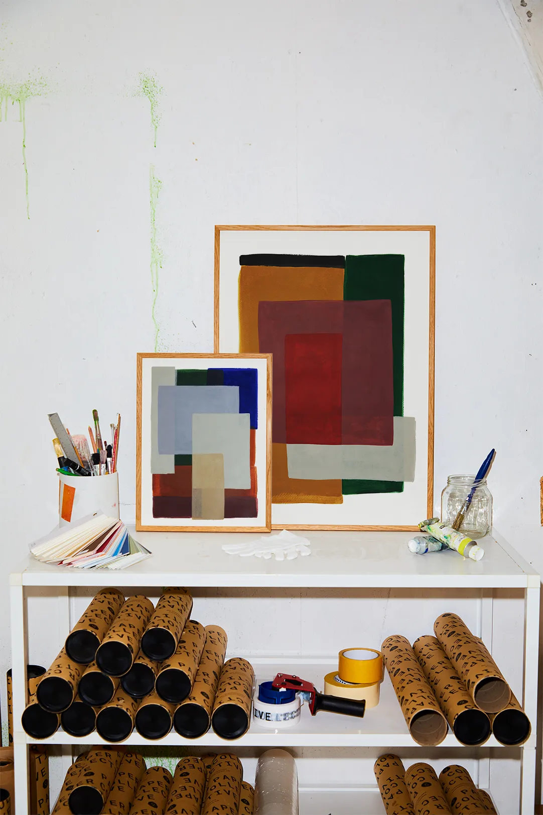 Layers 01 Poster, 30 x 40cm Paper Collective