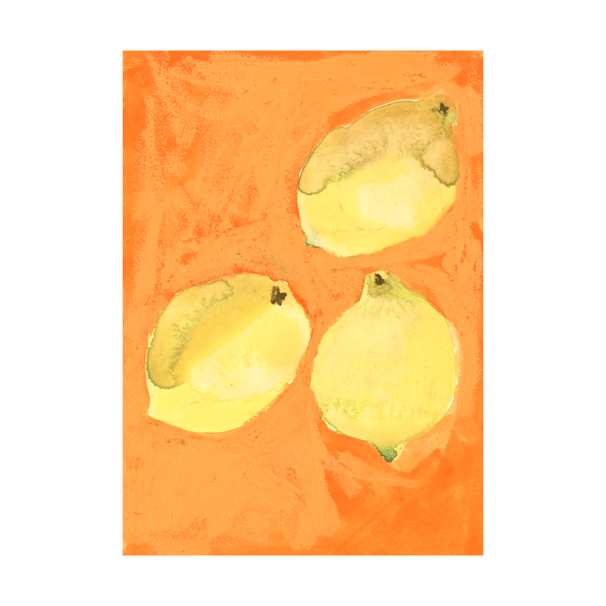 Paper Collective Lemons Poster 30 x 40cm | Skandinavisches Design | Poster | Gelb