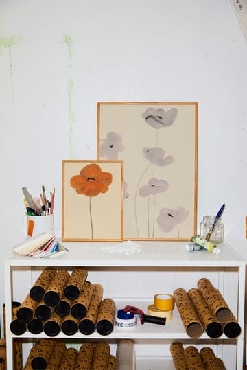 Orange Vallmo Poster - 30 x 40cm - Paper Collective