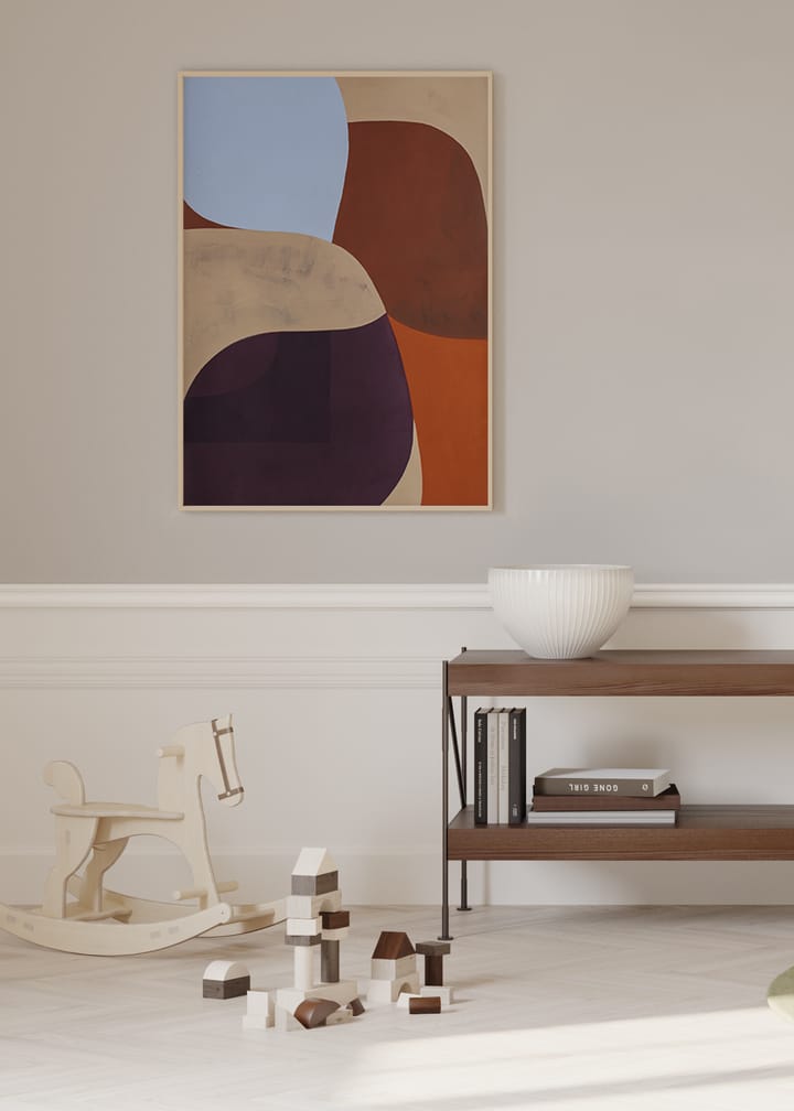 Painted Shapes 02 Poster, 70x100 cm Paper Collective