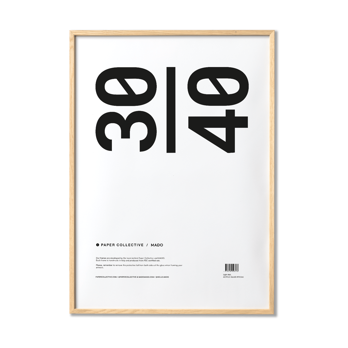 Paper Collective Paper Collective Bilderrahmen Plexiglas-Esche 30x40 cm