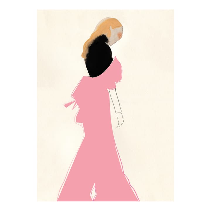 Pink Dress Poster - 50 x 70cm - Paper Collective