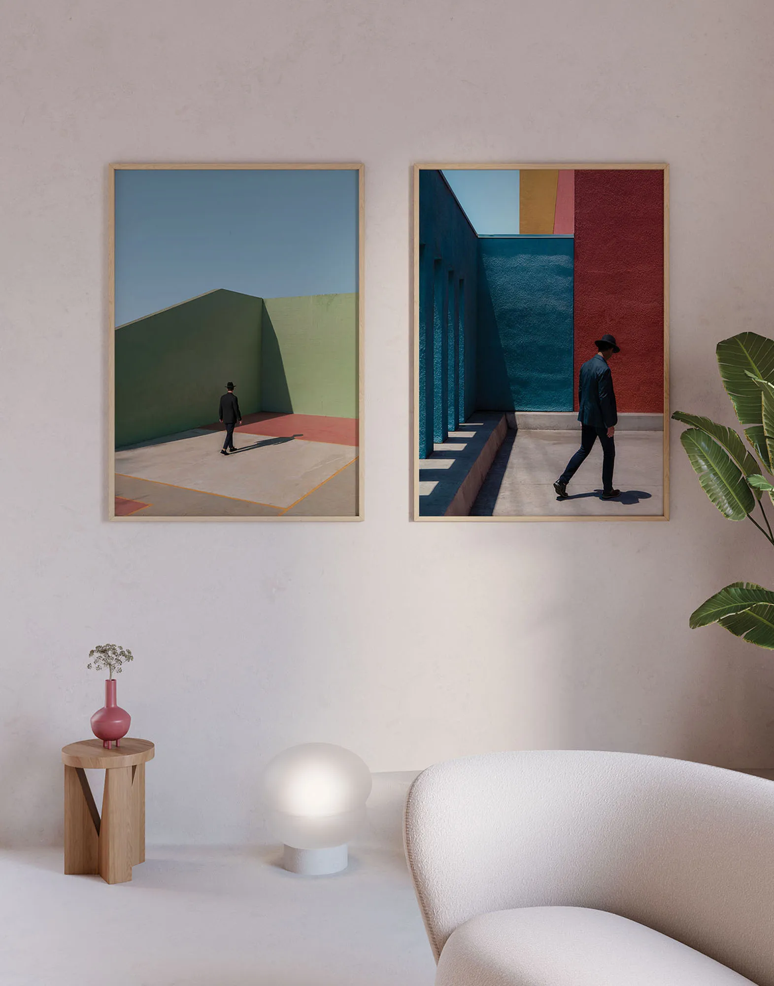 Primary Spaces Poster, 50x70 cm Paper Collective