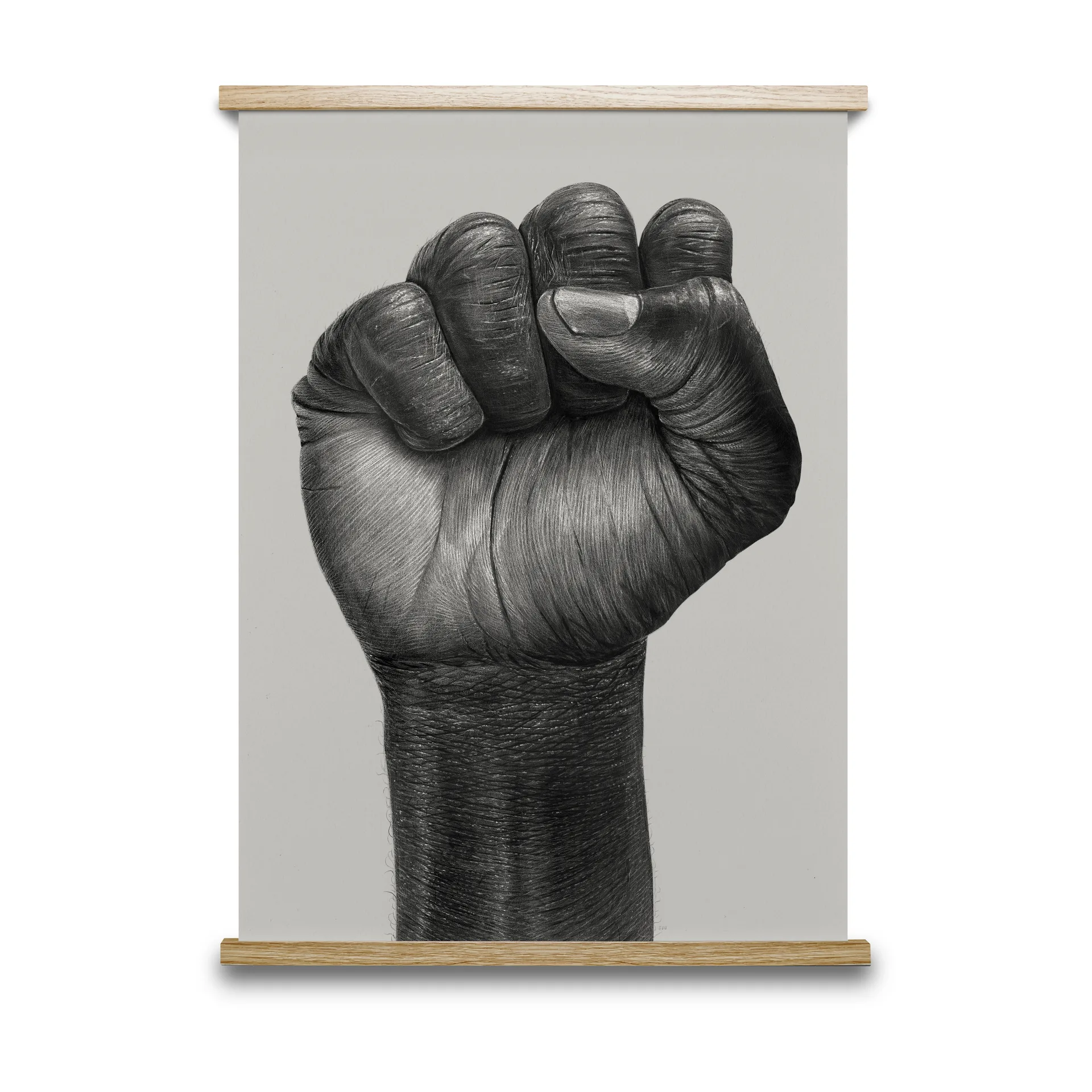 Raised Fist Poster, 30 x 40cm Paper Collective
