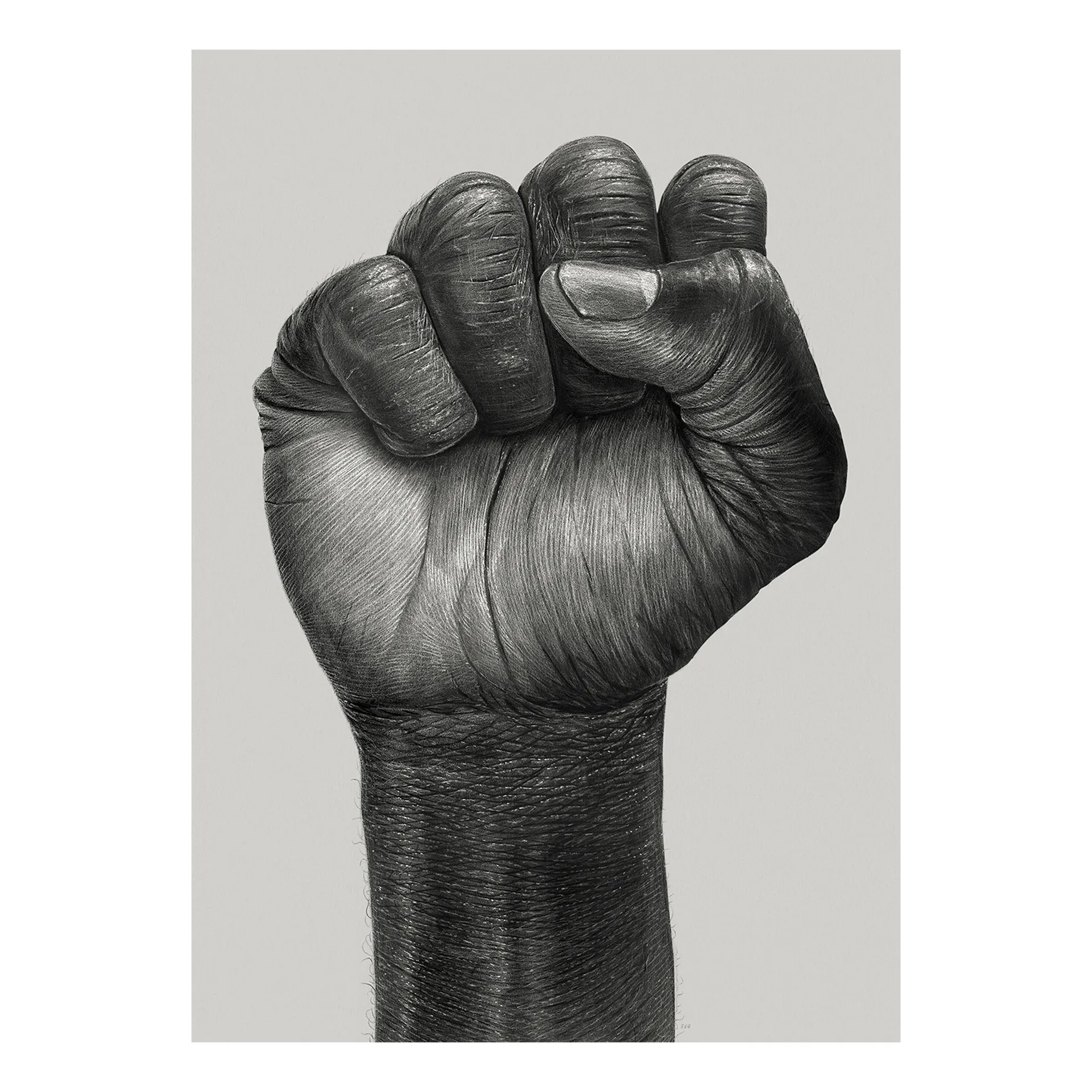 Raised Fist Poster, 30 x 40cm Paper Collective