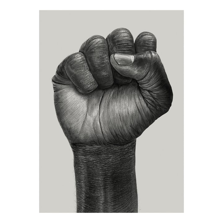 Raised Fist Poster, 30 x 40cm Paper Collective