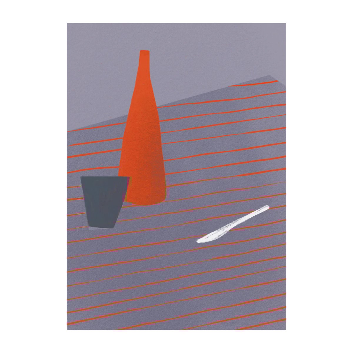Paper Collective SDO 02 30 x 40 cm | Skandinavisches Design | Poster | Lila