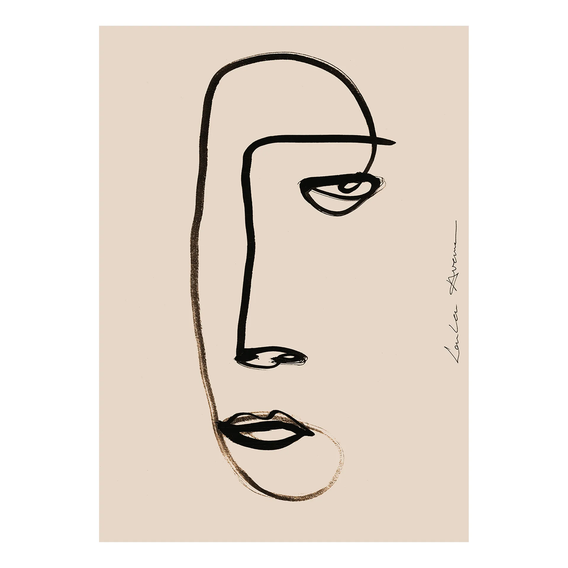 Serious Dreamer Poster, 30 x 40cm Paper Collective