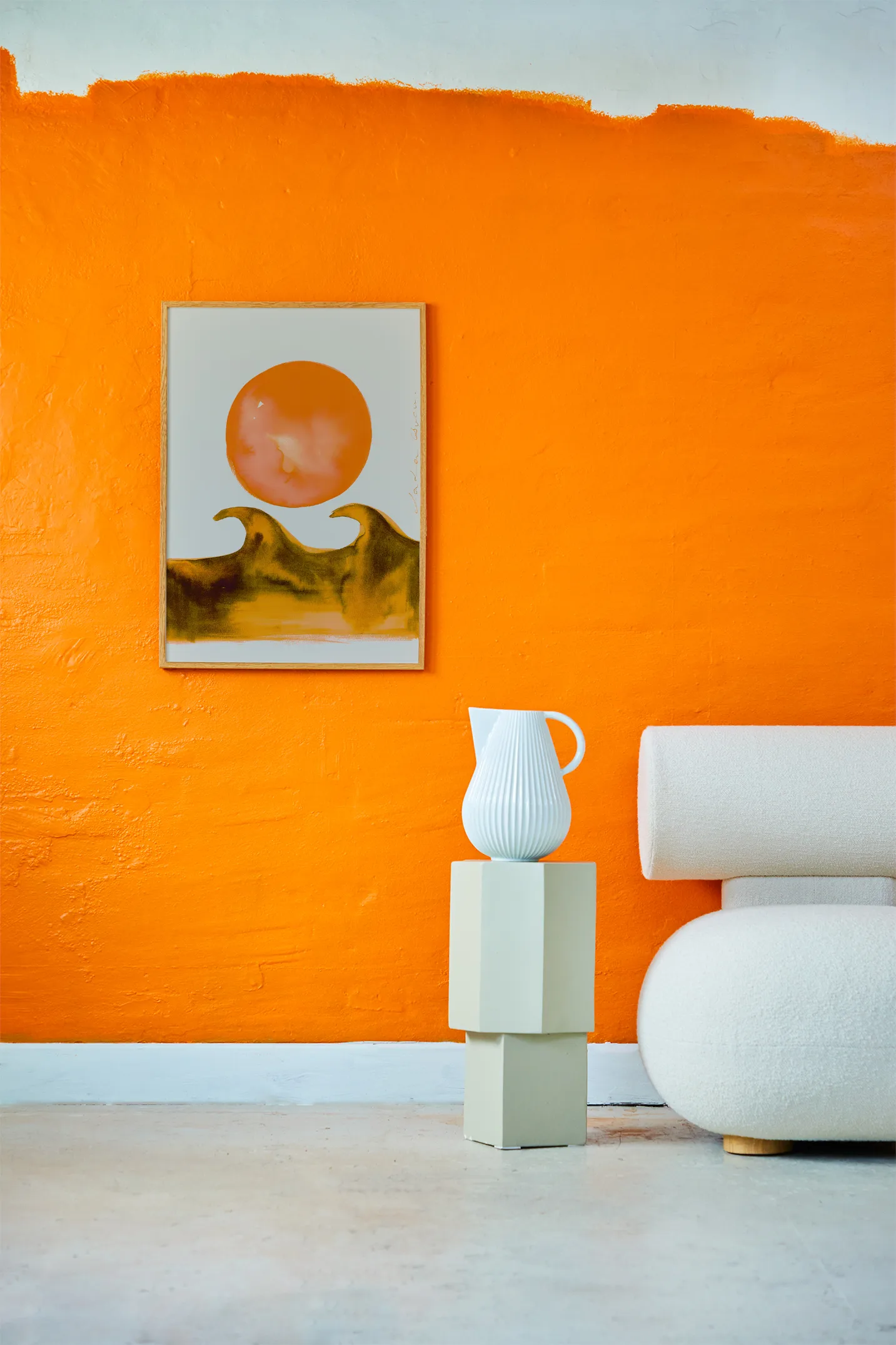 Sunset Waves Poster, 30 x 40cm Paper Collective