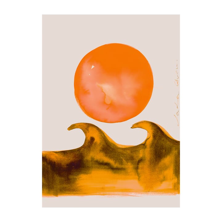 Sunset Waves Poster - 50 x 70cm - Paper Collective