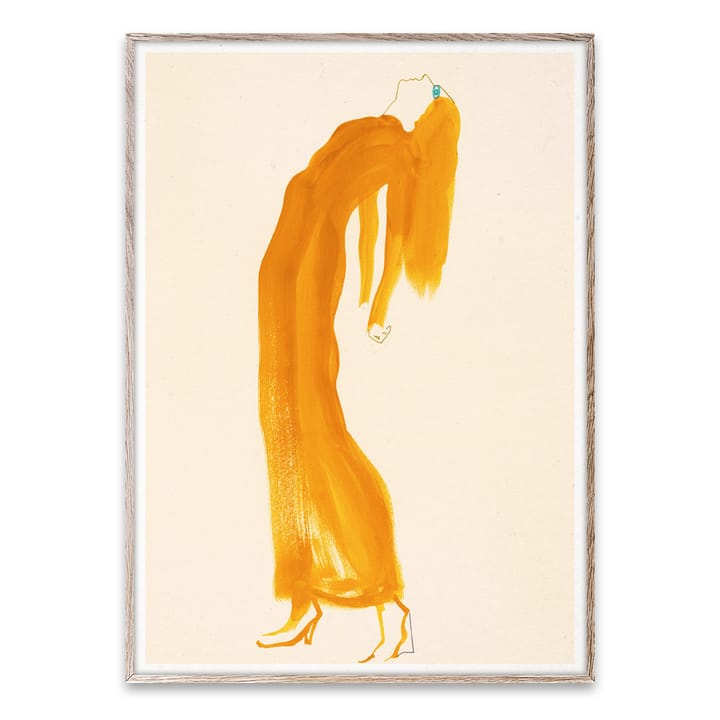 The Saffron Dress Poster - 50 x 70cm - Paper Collective