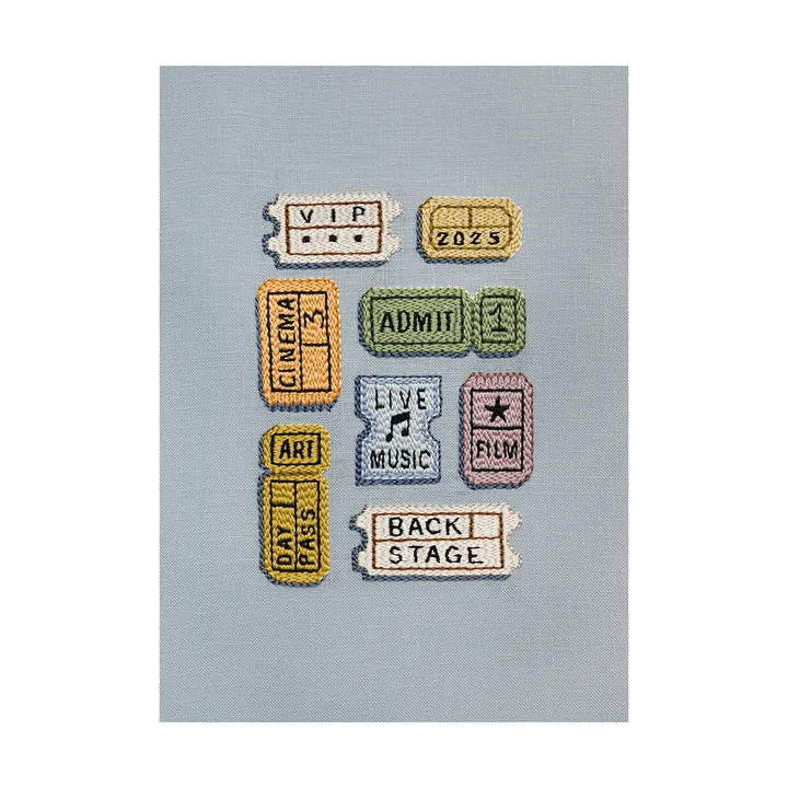Tickets Please Poster - 50x70 cm - Paper Collective