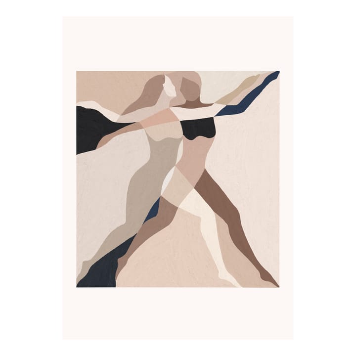 Two Dancers Poster, 50 x 70cm Paper Collective