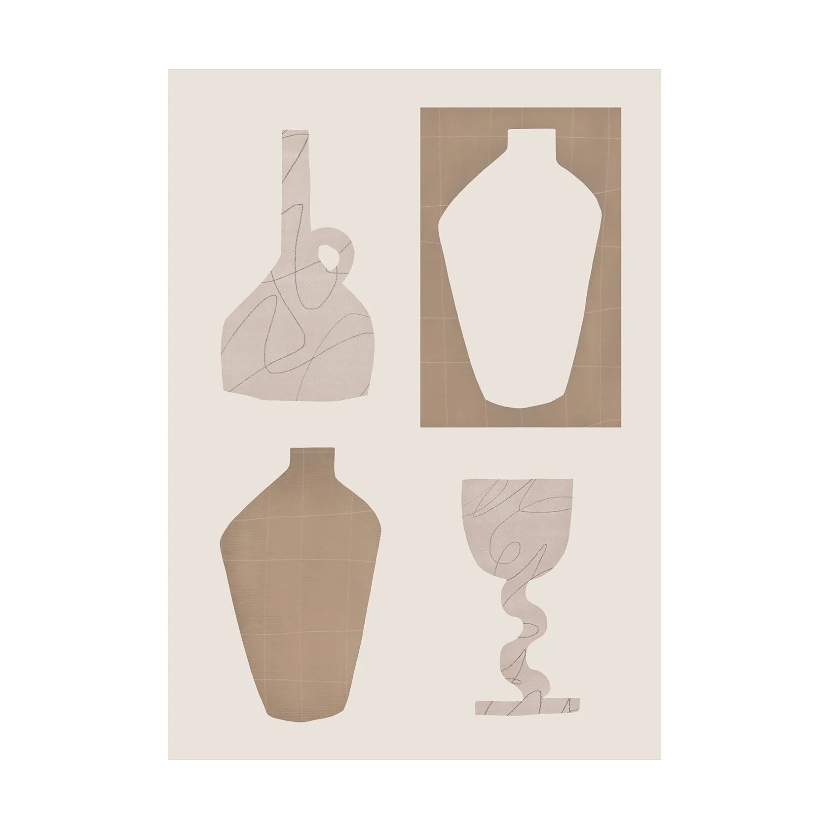 Vessel 01 Poster, 50x70 cm Paper Collective