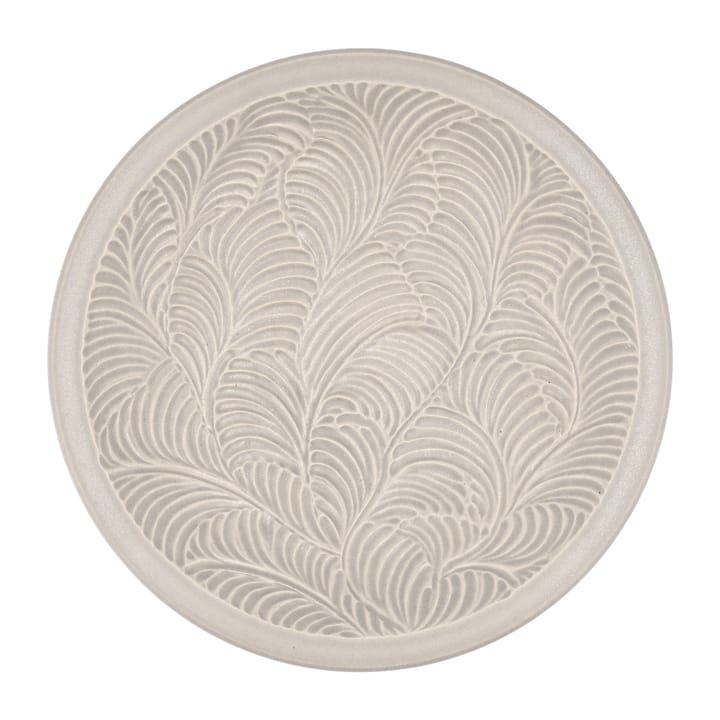 Bladverk Teller Ø26cm - Natur - Paradisverkstaden