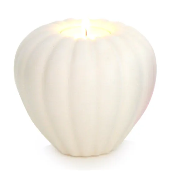 Fröhus Teelichthalter hoch weiß, Weiß Paradisverkstaden