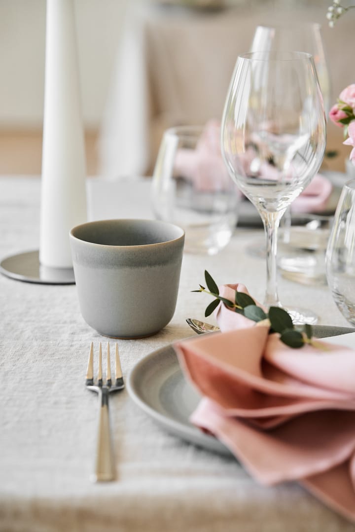 Morgon grau Tasse 4er Pack, Grau Paradisverkstaden