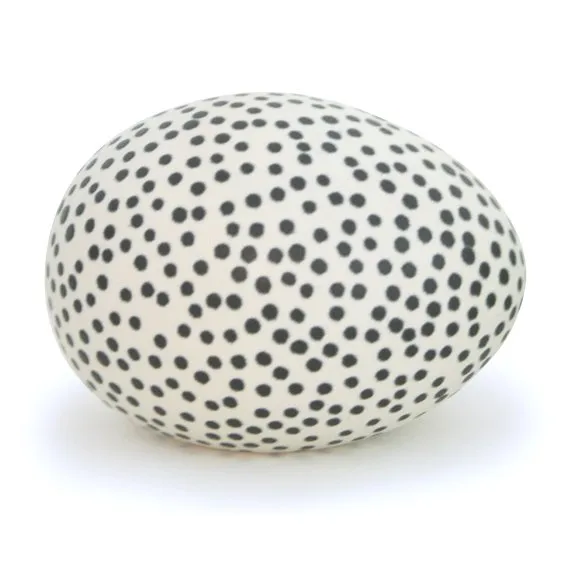 Paradis Ei - klein, Weiß-schwarz Paradisverkstaden