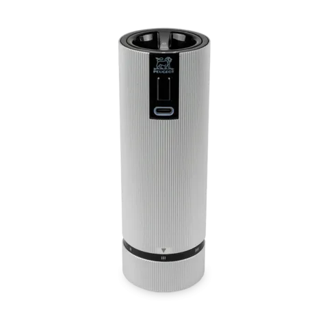 Line elektrische Salzmühle 15 cm, Aluminium Peugeot