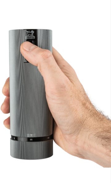 Line Z DUO Electric Salz-und Pfeffermühle 2er Set - Aluminium-carbon - Peugeot