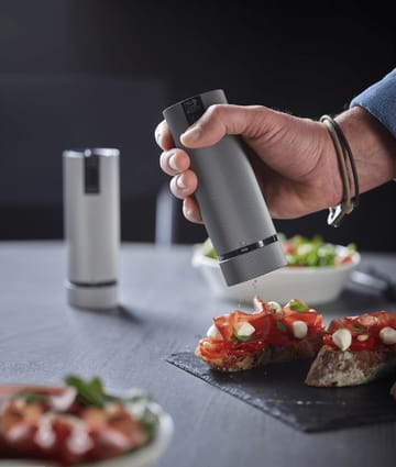 Line Z DUO Electric Salz-und Pfeffermühle 2er Set - Aluminium-carbon - Peugeot