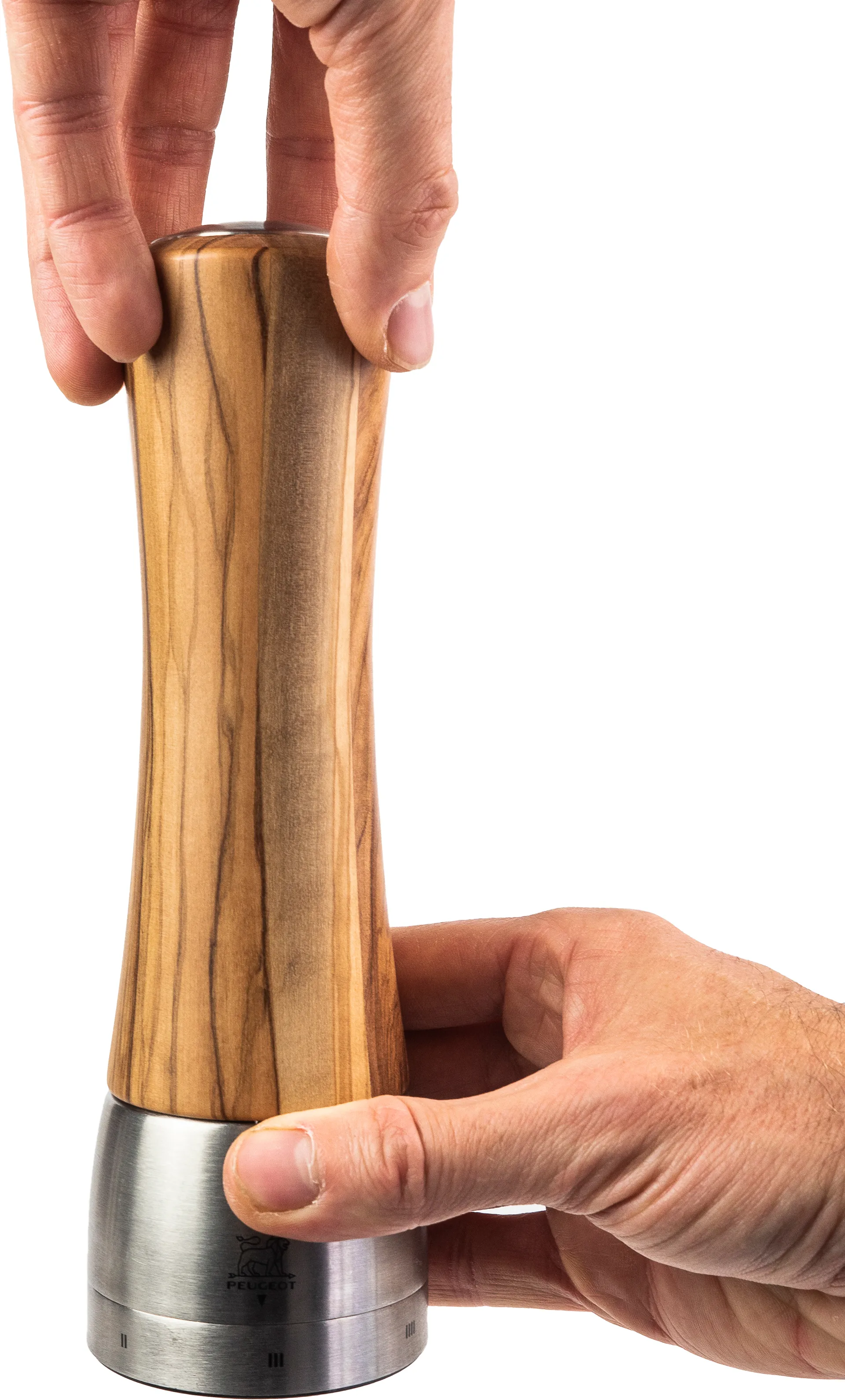 Madras Z Salzmühle 21 cm, Olive wood-stainless steel Peugeot