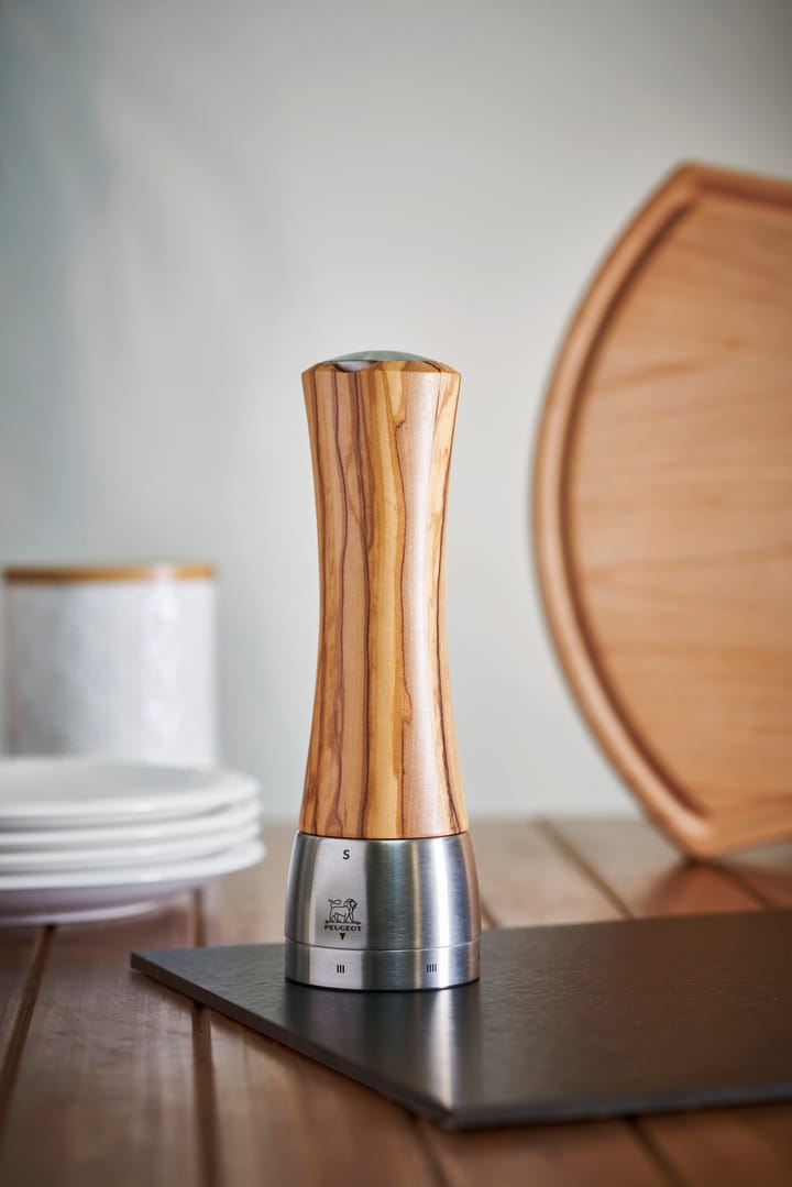 Madras Z Salzmühle 21 cm, Olive wood-stainless steel Peugeot
