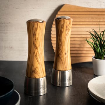 Madras Z Salzmühle 21 cm - Olive wood-stainless steel - Peugeot