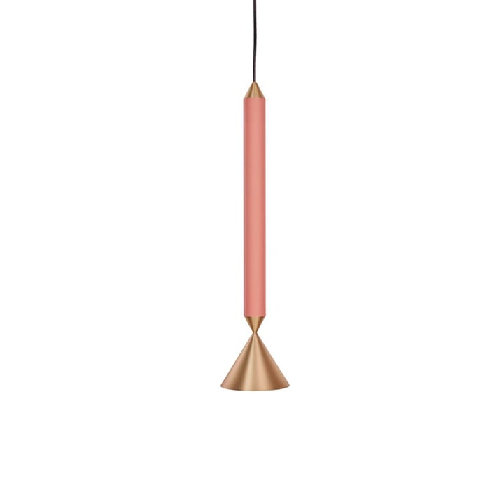 Apollo 39 Pendelleuchte - Coral pink, Messing - Pholc