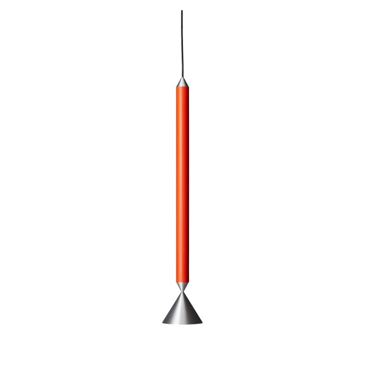 Apollo 59 Pendelleuchte - Red orange-aluminium - Pholc