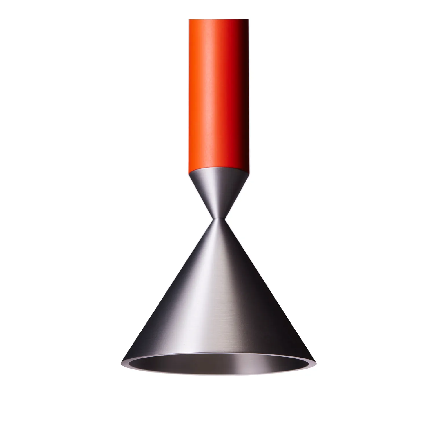 Apollo 59 Pendelleuchte, Red orange-aluminium Pholc