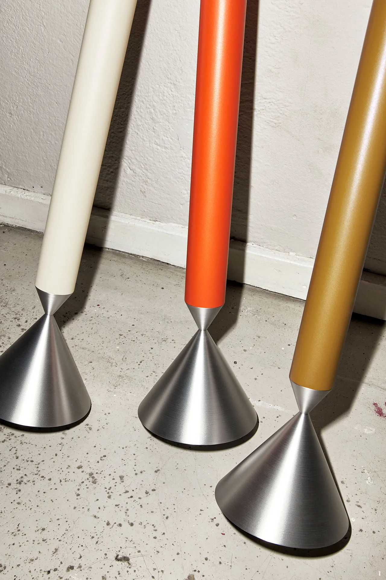 Apollo 59 Pendelleuchte, Red orange-aluminium Pholc