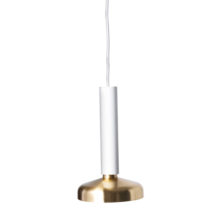 Blend Pendelleuchte - Weiß-Messing - Pholc