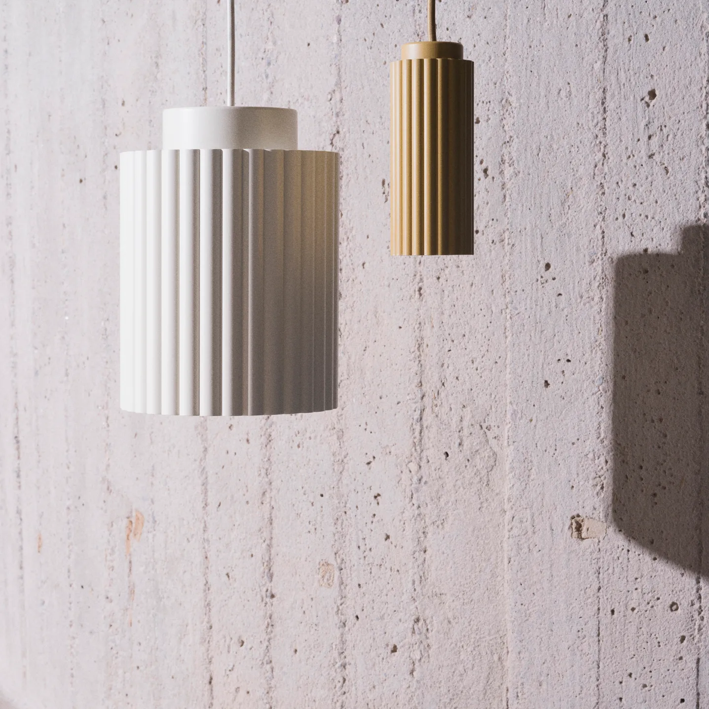 Donna 18 Pendelleuchte, Leinen Pholc