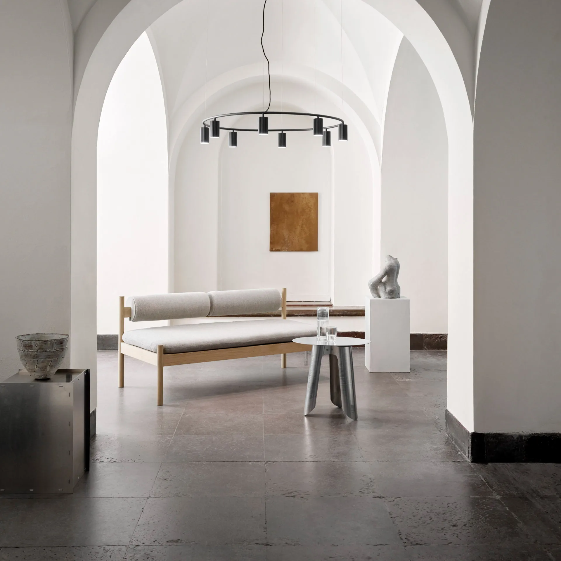 Donna Circle 100 Pendelleuchte, Black ink Pholc