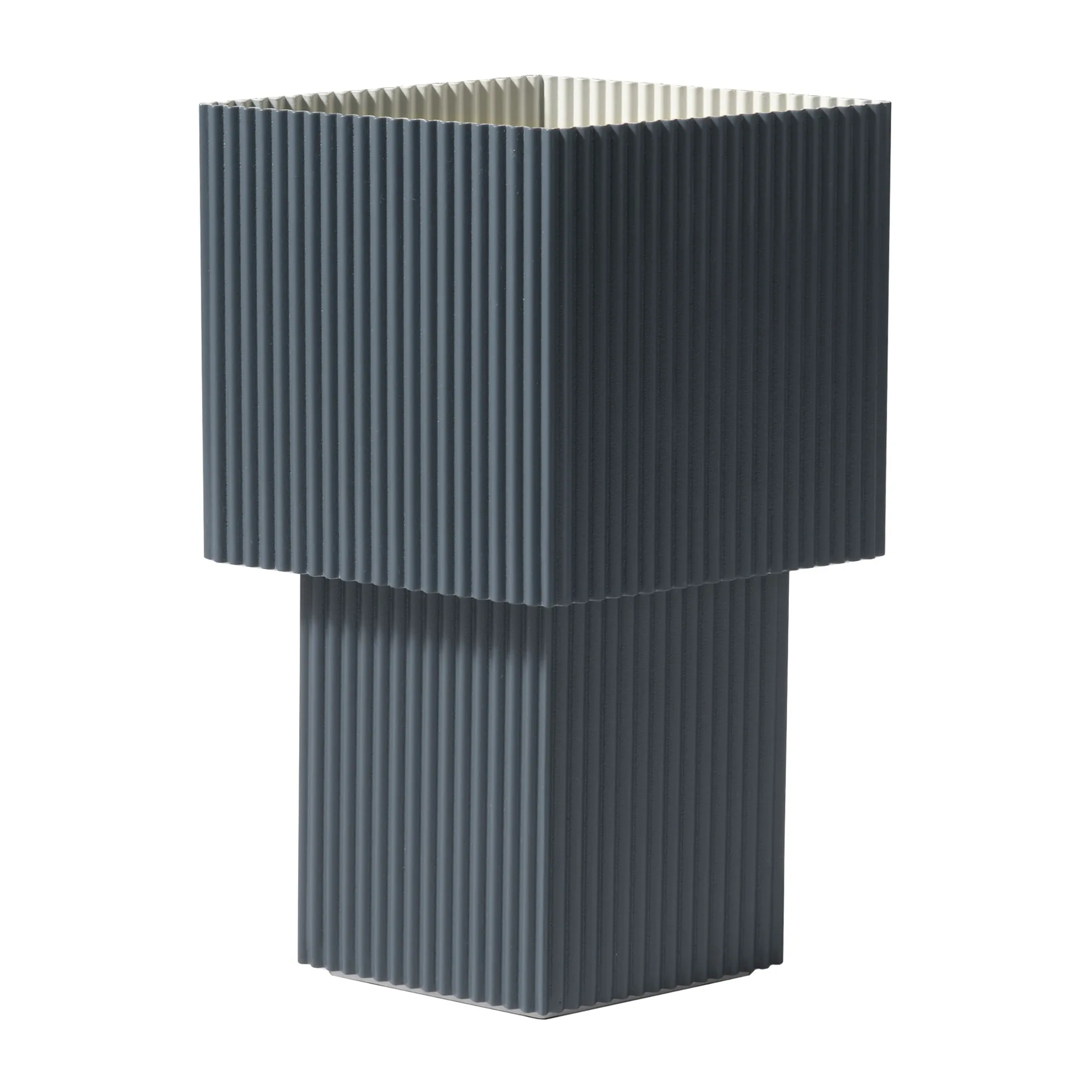 Romb Mini portable Tischleuchte 19cm, Blue stone Pholc