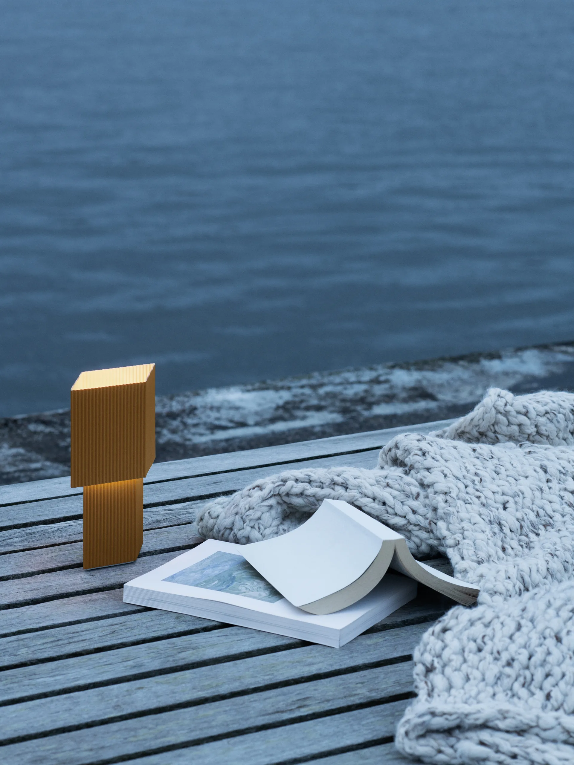 Romb Mini portable Tischleuchte 19cm, Cumin Pholc