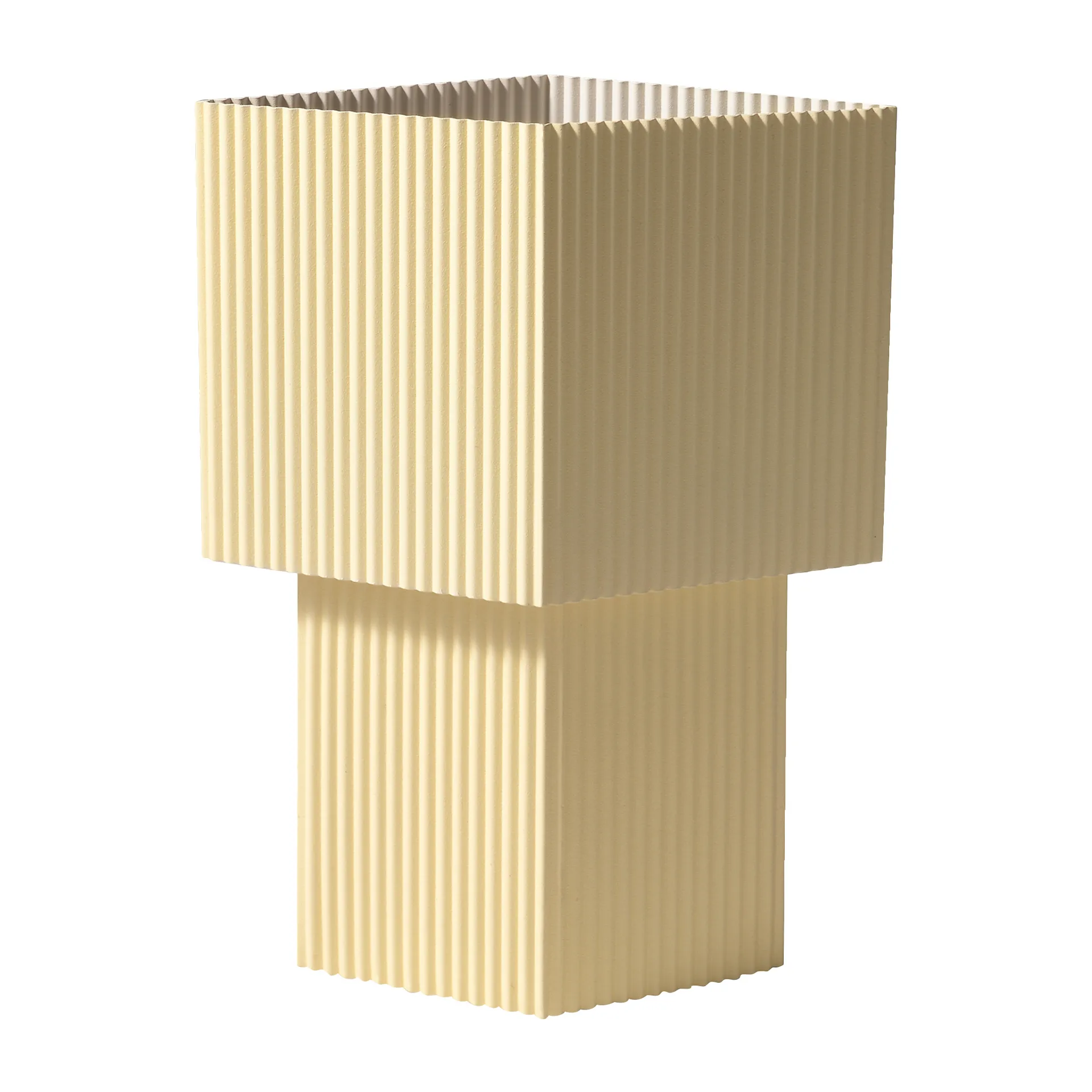 Romb Mini portable Tischleuchte 19cm, Vanilla Pholc