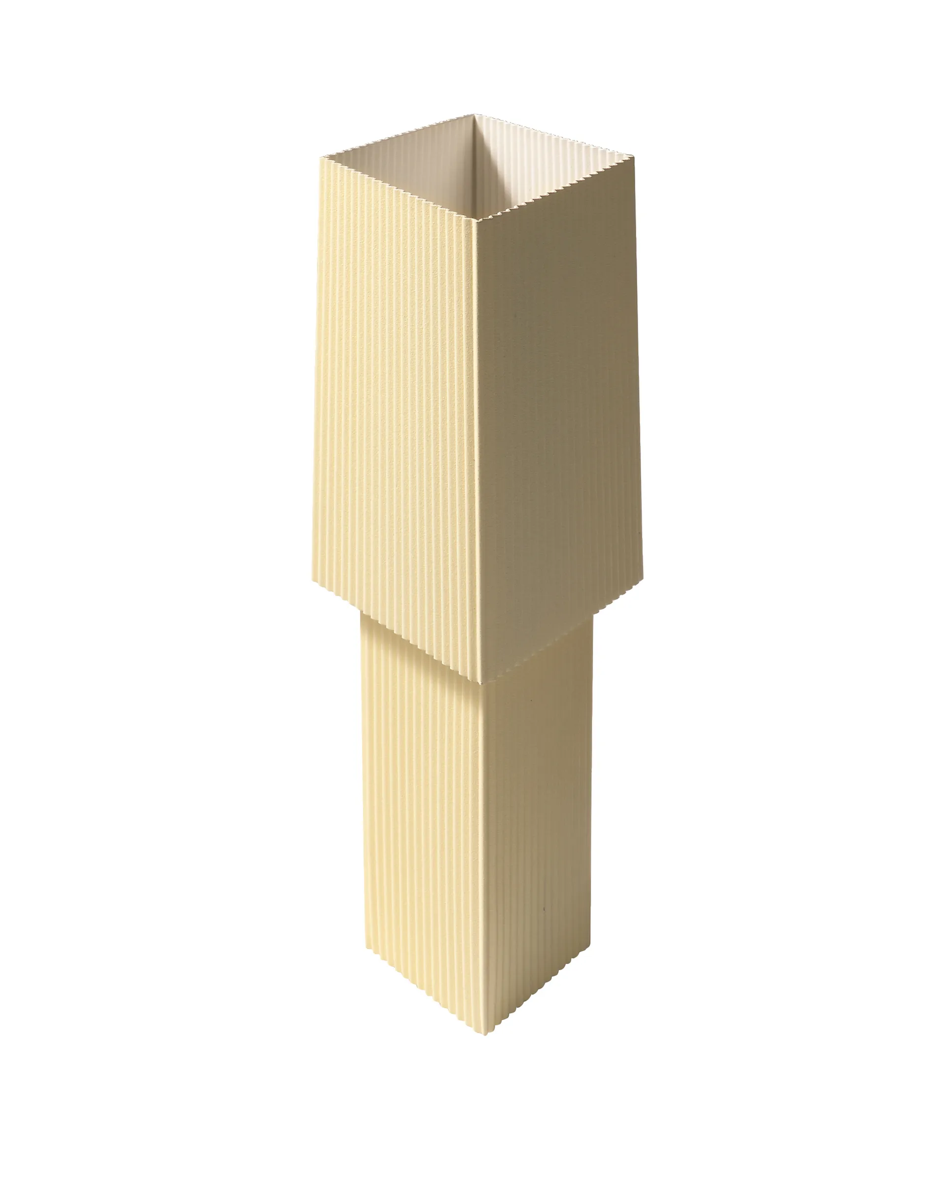 Romb Mini portable Tischleuchte 19cm, Vanilla Pholc