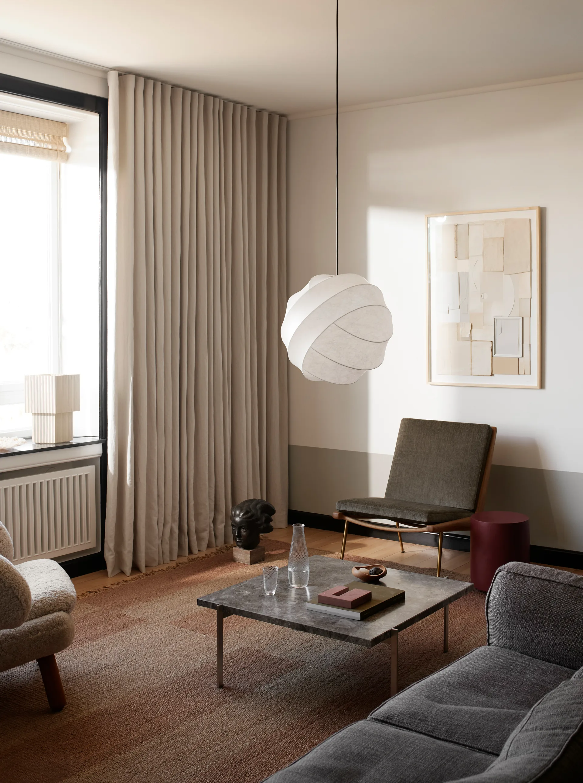 Turner 50 Pendelleuchte, White Pholc