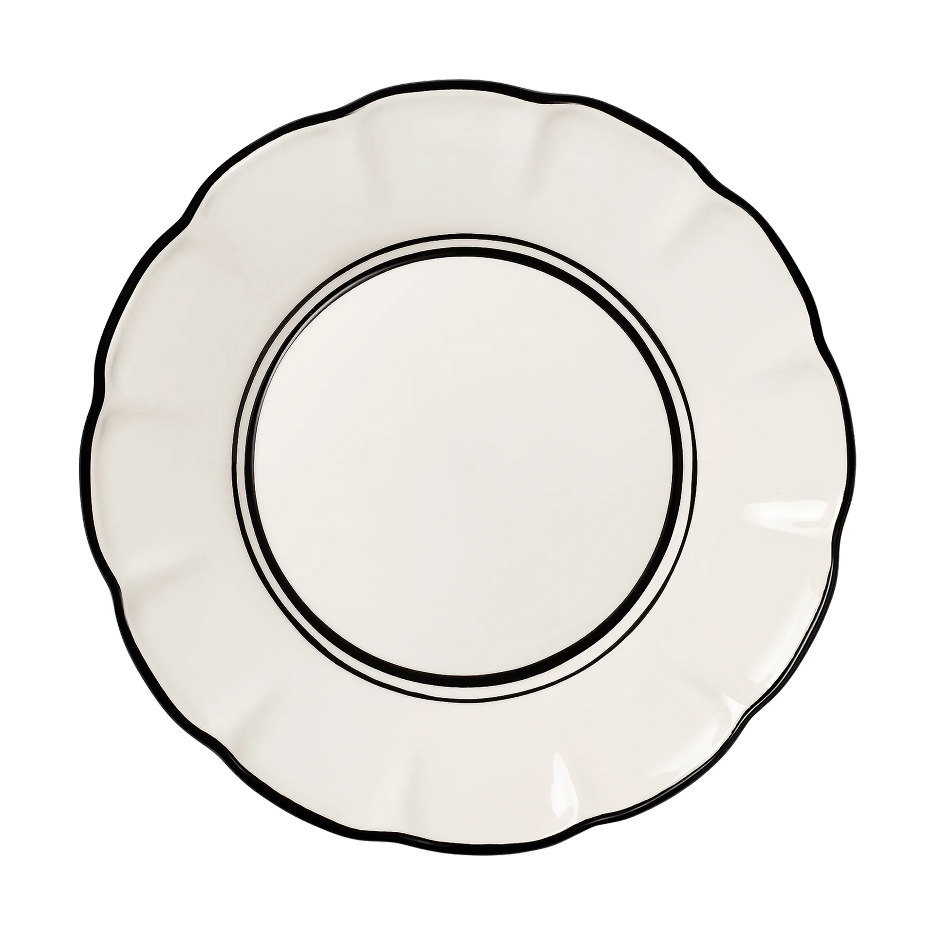 Bistro Teller, Schwarz, 28 cm Pick a Poppy