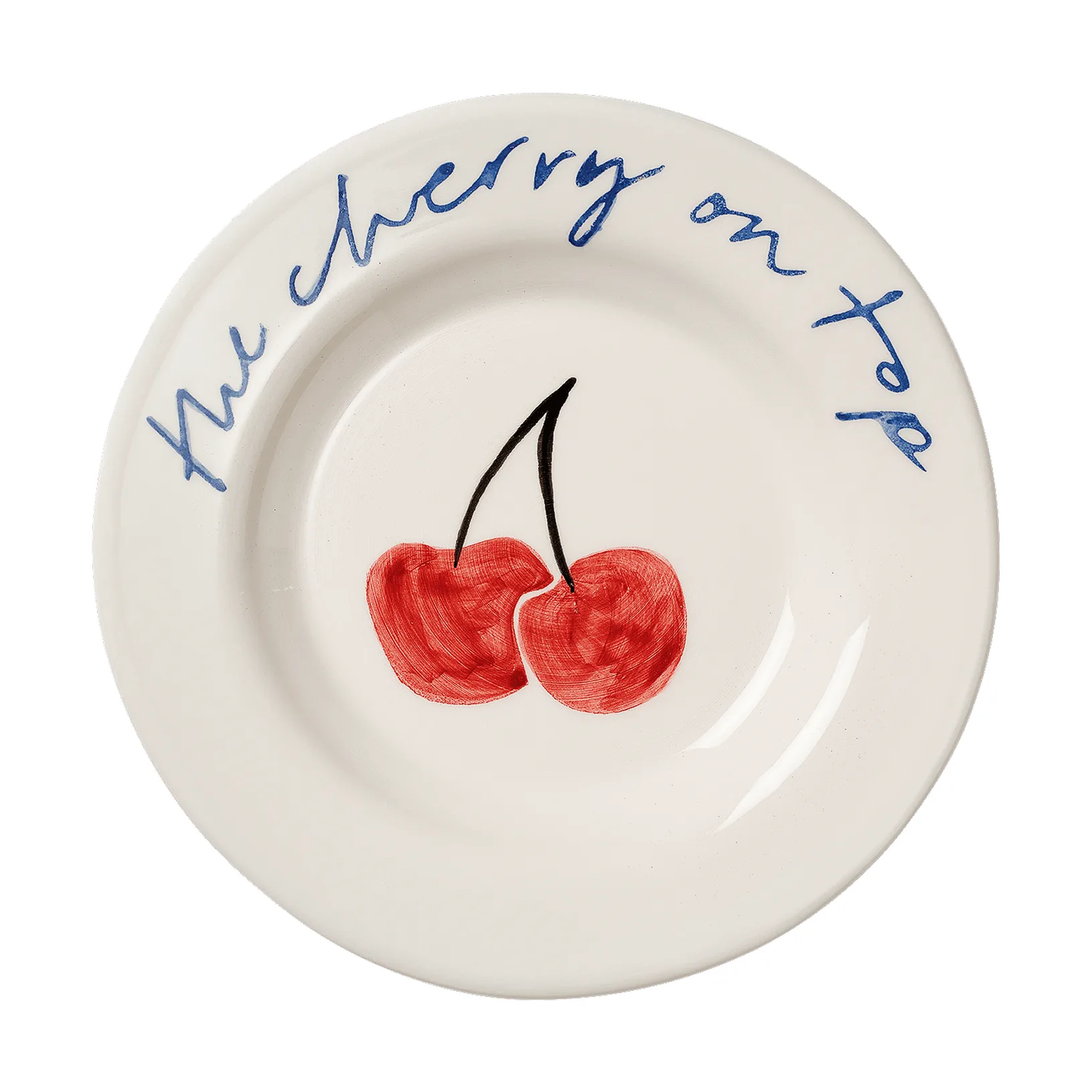 Cherry Tapasteller, Rot, 15 cm Pick a Poppy