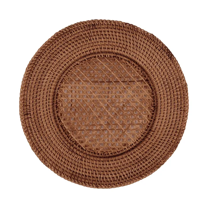 Classic Rattan Tischset - Dark Brown, 33 cm - Pick a Poppy