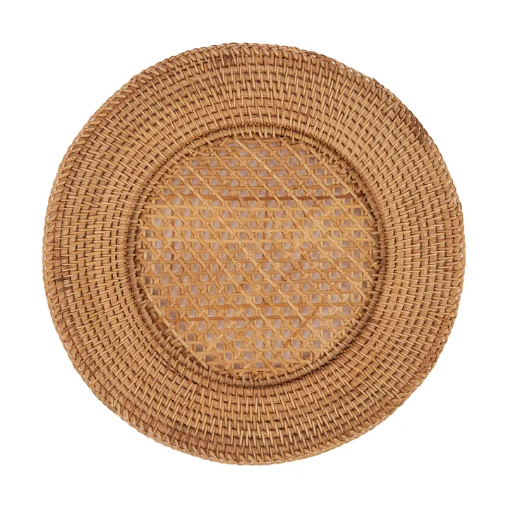 Classic Rattan Tischset - Natur, 33 cm - Pick a Poppy