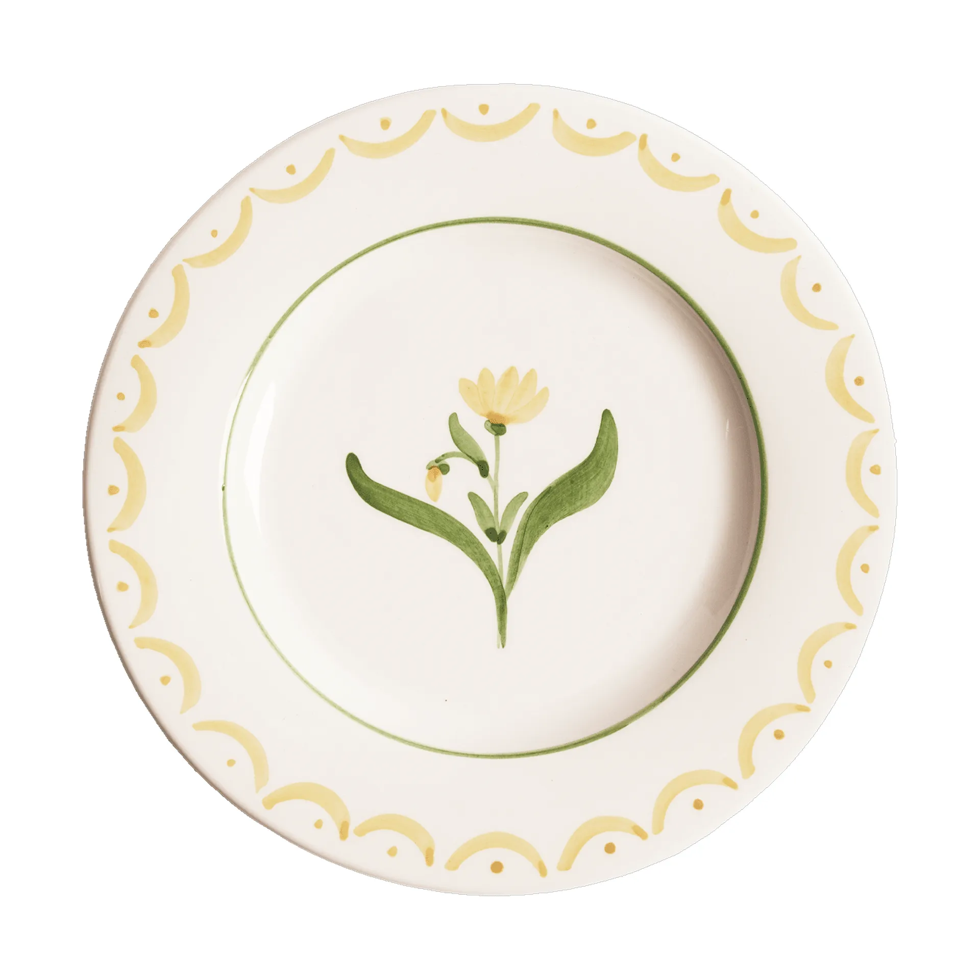 Cottage Flower Salatteller, Gelb, 22 cm Pick a Poppy