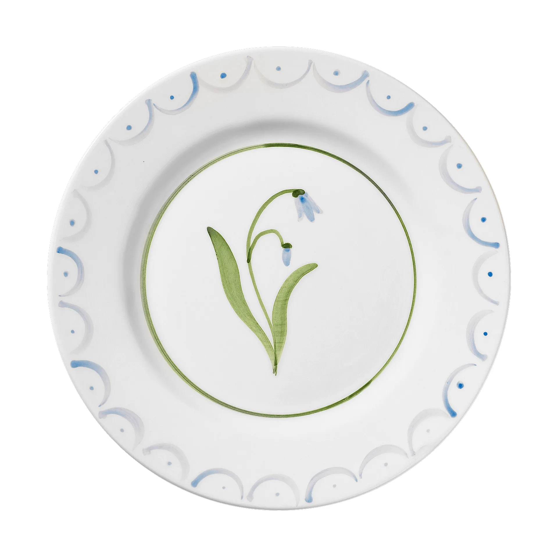 Cottage Flower Salatteller, Hellblau, 22 cm Pick a Poppy