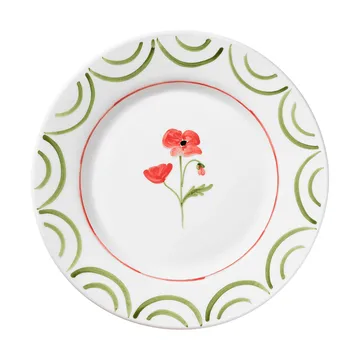 Cottage Flower Teller - Mohnrot, 28 cm - Pick a Poppy