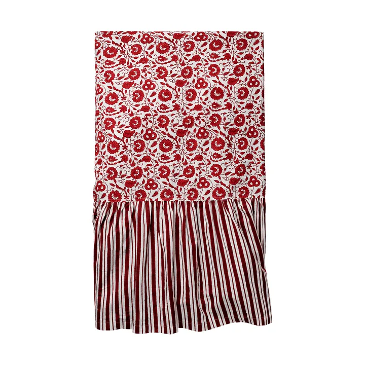 Damson Tischdecke - Burgunderrot, 350x150 cm - Pick a Poppy
