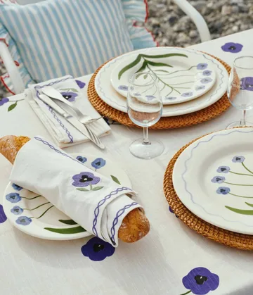 Madelen Möllard Pansy Salatteller - Blau, 22 cm - Pick a Poppy